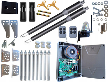 Zestaw do bramy dwuskrzydłowej RGAUTOMATIC 200L 2x2m 400 kg do skrzydłowej